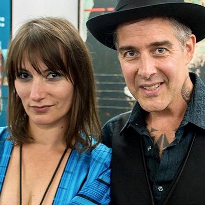 Chris Hartschuh und Paula Bogati