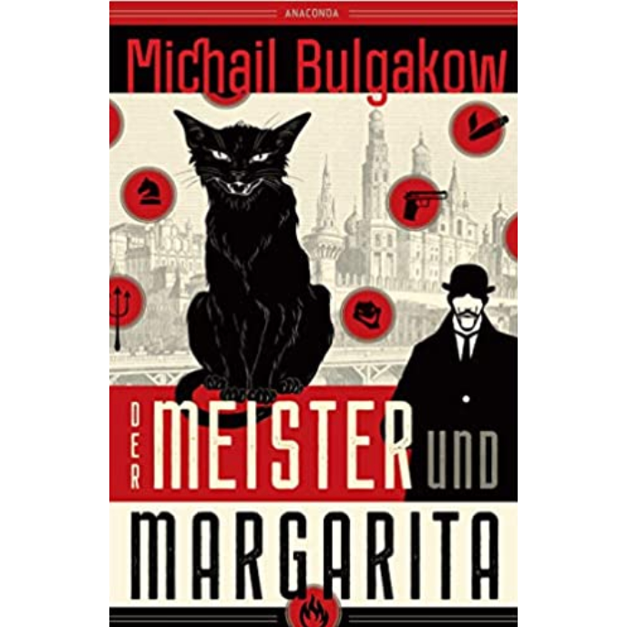 Cover von Bulgakows Roman „Der Meister und Margarita“