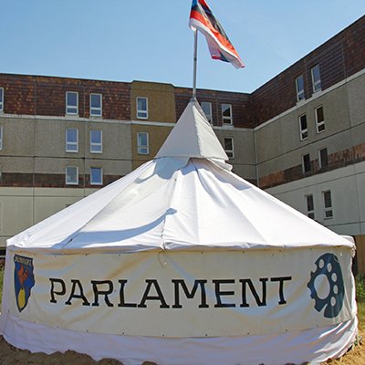 Die Jurte als Parlament