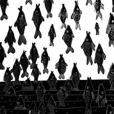 Grafik „Tränen der Oder“